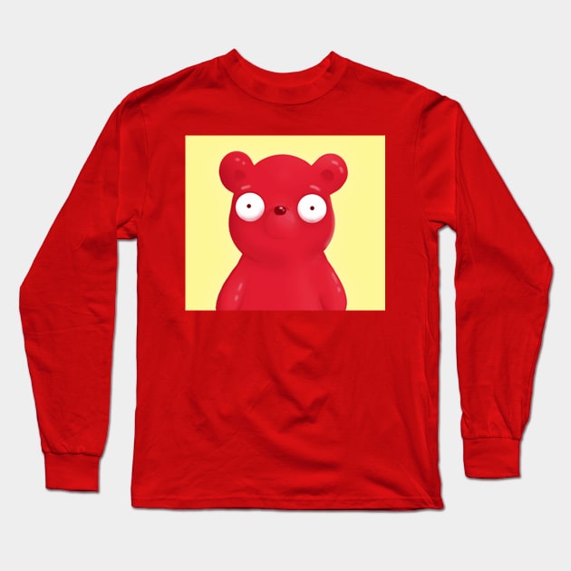 scared face Long Sleeve T-Shirt by minnieme